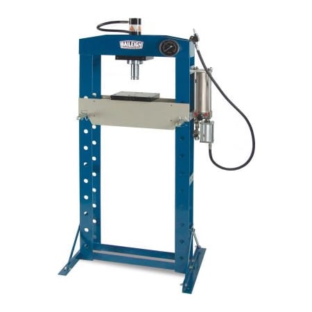 Baileigh Industrial Holdings Baileigh Industrial 20 Ton Air/Hand Operated H-Frame Press, 7-1/2in Stoke, CE Approved 1004808